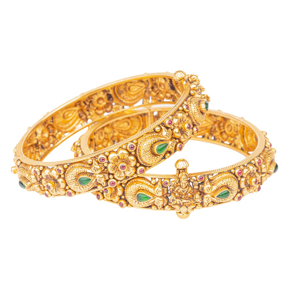 Lakshmi Design Gold Bangles